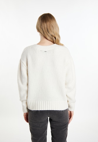 DreiMaster Vintage Пуловер в бяло