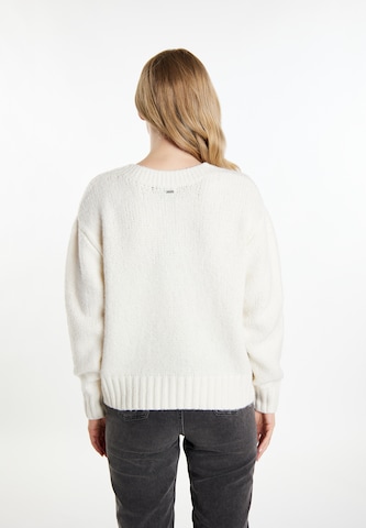 Pull-over DreiMaster Vintage en blanc