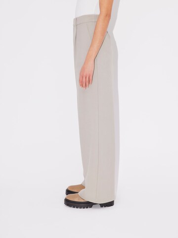 LeGer by Lena Gercke Wide leg Pleat-Front Pants 'Doro' in Grey