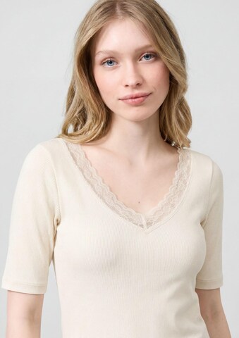 Maglietta di QS in beige