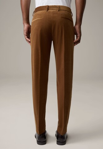 STRELLSON Slimfit Hose ' Melwin ' in Braun
