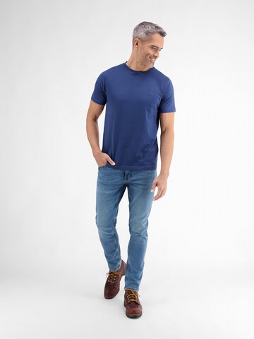 LERROS Slimfit CONLIN 5-Pocket Stretch-Denim, SLIM FIT, unifarben ' CONLIN ' in Blau