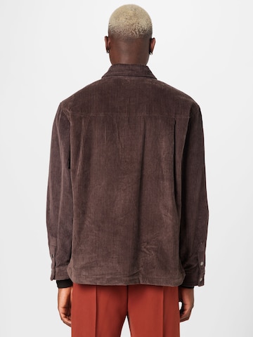 Cleptomanicx Between-Season Jacket 'Service' in Brown