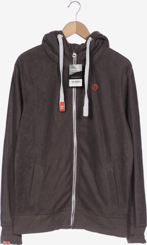 !Solid Sweatshirt & Zip-Up Hoodie in L in Grey: front