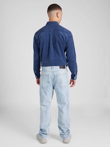 Pegador Široke hlačnice Kavbojke 'Tibo' | modra barva