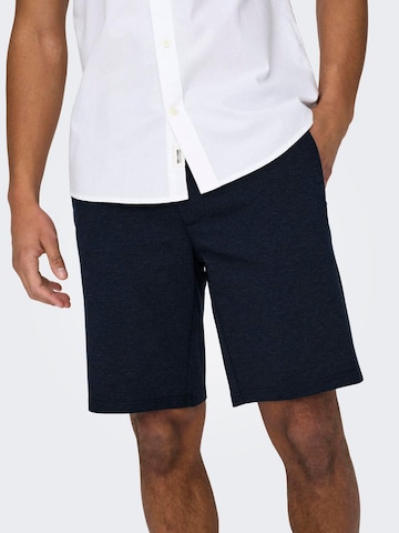 Only & Sons - Regular Calças chino 'Mark' em azul