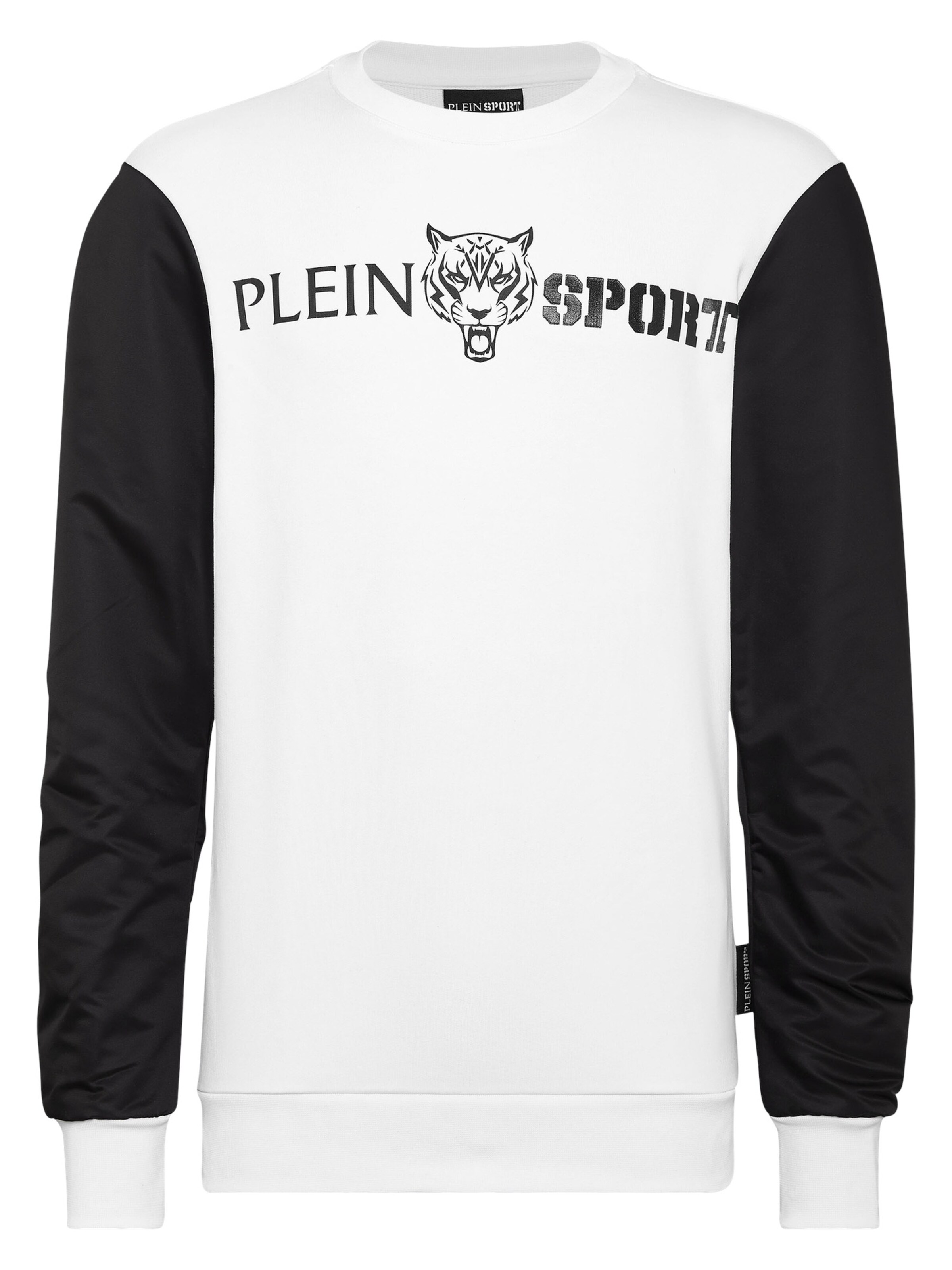 Plein Sport Sweatshirt 'Tiger' in Black / White, Item view