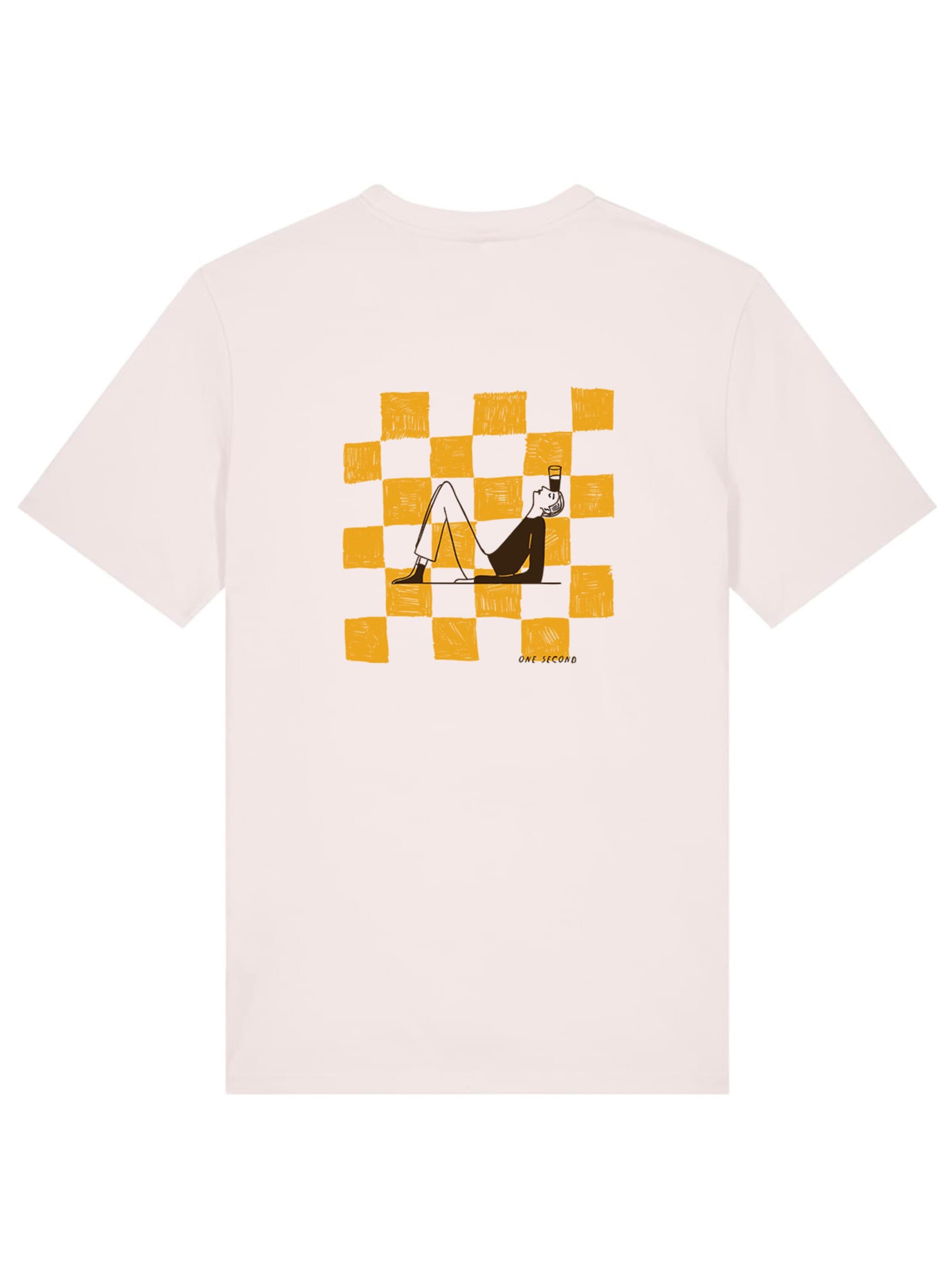 Kultgut Shirt 'One Second' in White