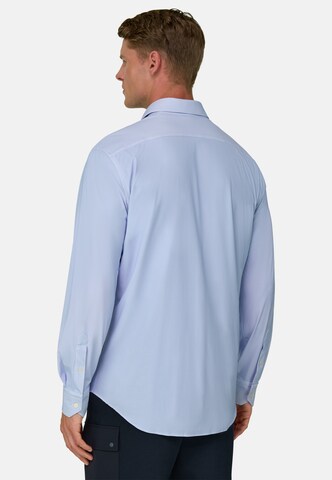 Coupe slim Chemise Boggi Milano en bleu