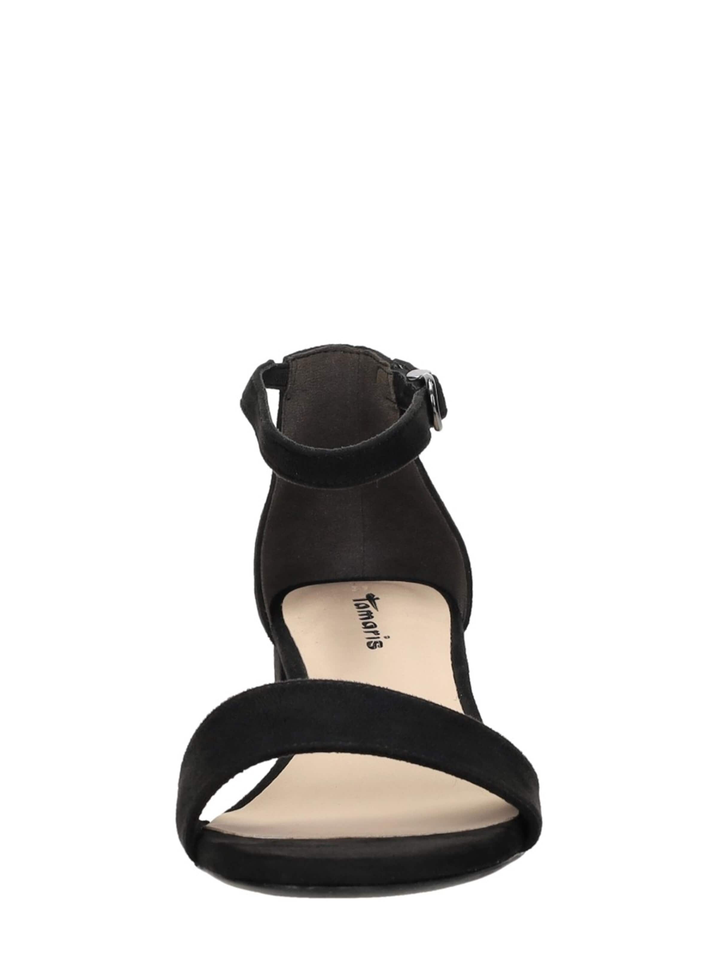 Tamaris Sandal 'Sandalen Hak' in Black