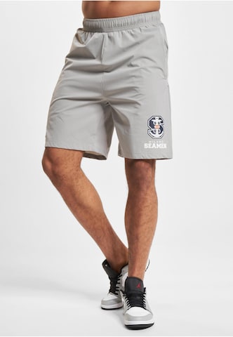 Regular Pantalon 'DefShop x European League of Football Milano Seamen' European League of Football en gris : devant