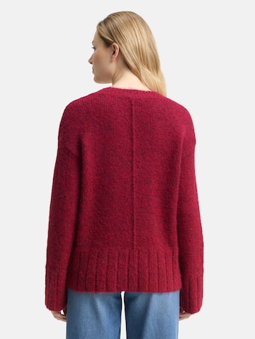 TOM TAILOR Sweater in Red