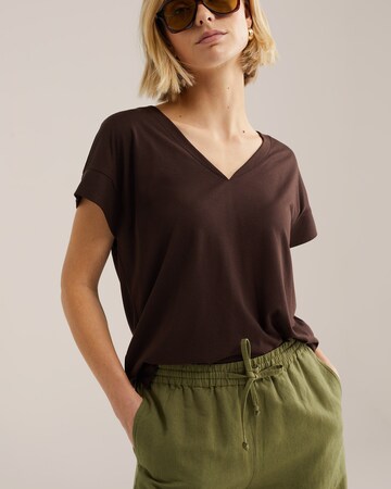 WE Fashion Tričko – hnědá