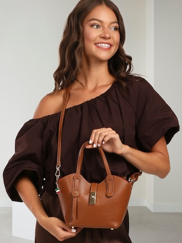 Borsa a mano di Florence in marrone