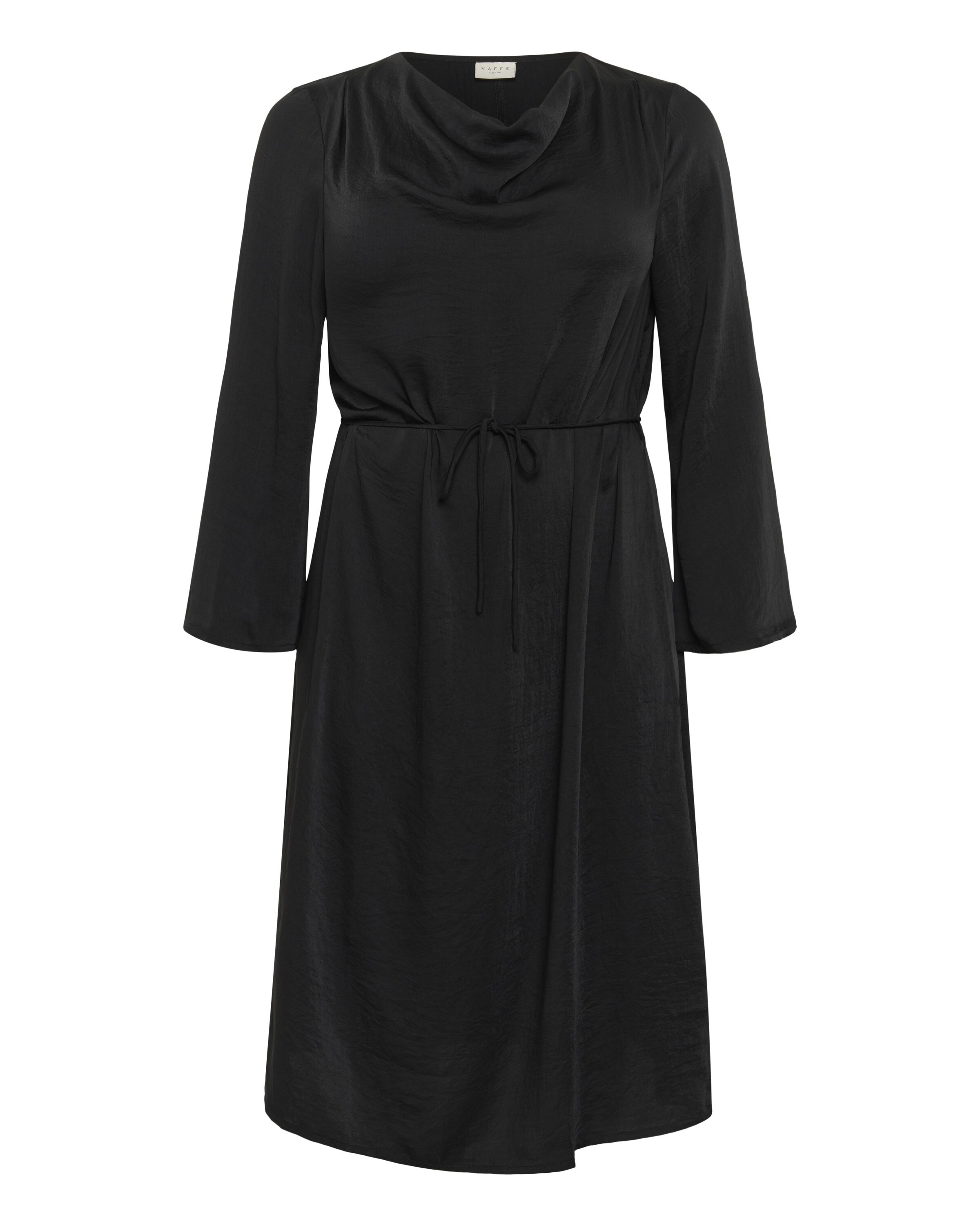 KAFFE CURVE Kleid 'Meriel' in Schwarz: Vorderseite