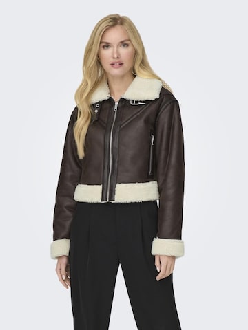 ONLY Between-Season Jacket 'Betty' in Brown: front
