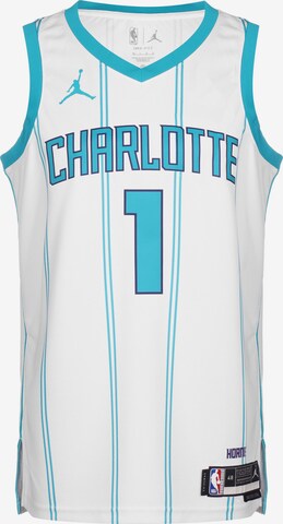 NIKE Functioneel shirt 'NBA Charlotte Hornets LaMelo' in Wit: voorkant