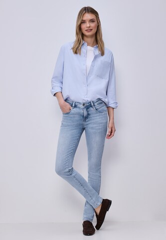 STREET ONE Slim fit Jeans 'York' in Blue
