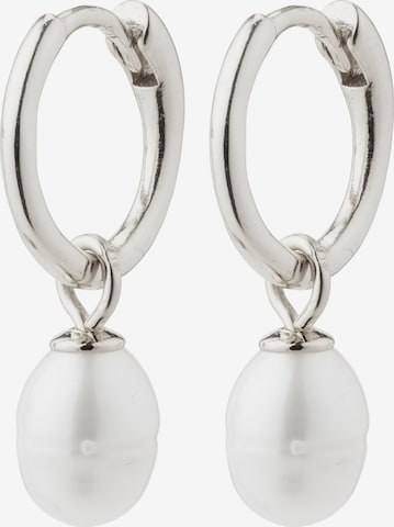 Boucles d'oreilles 'BERTHE' Pilgrim en argent : devant