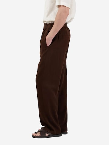 Regular Pantalon à pince Giesto en marron