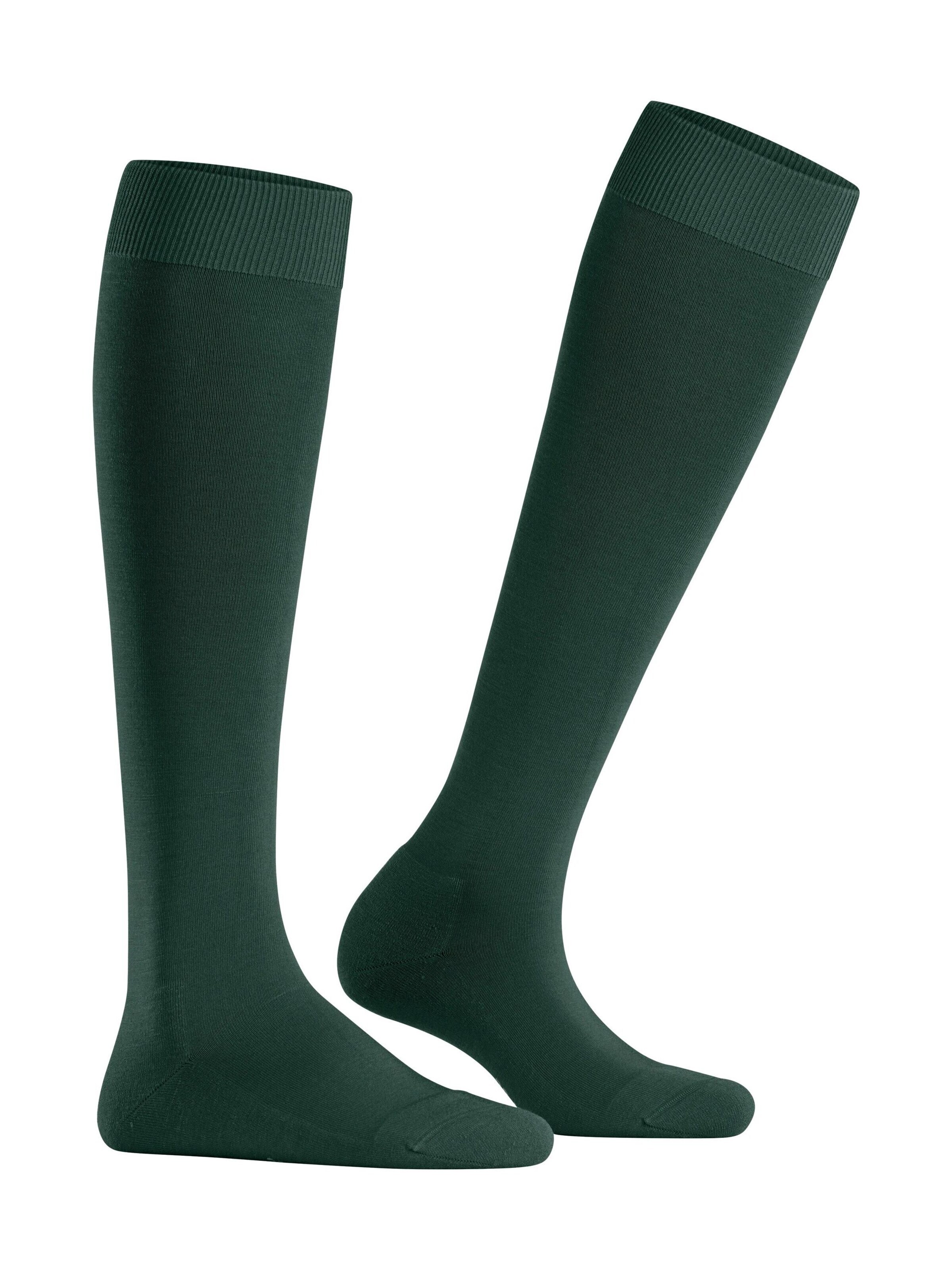 FALKE Kniestrümpfe 'ClimaWool'‌‌‌‌‌‌ in Grün