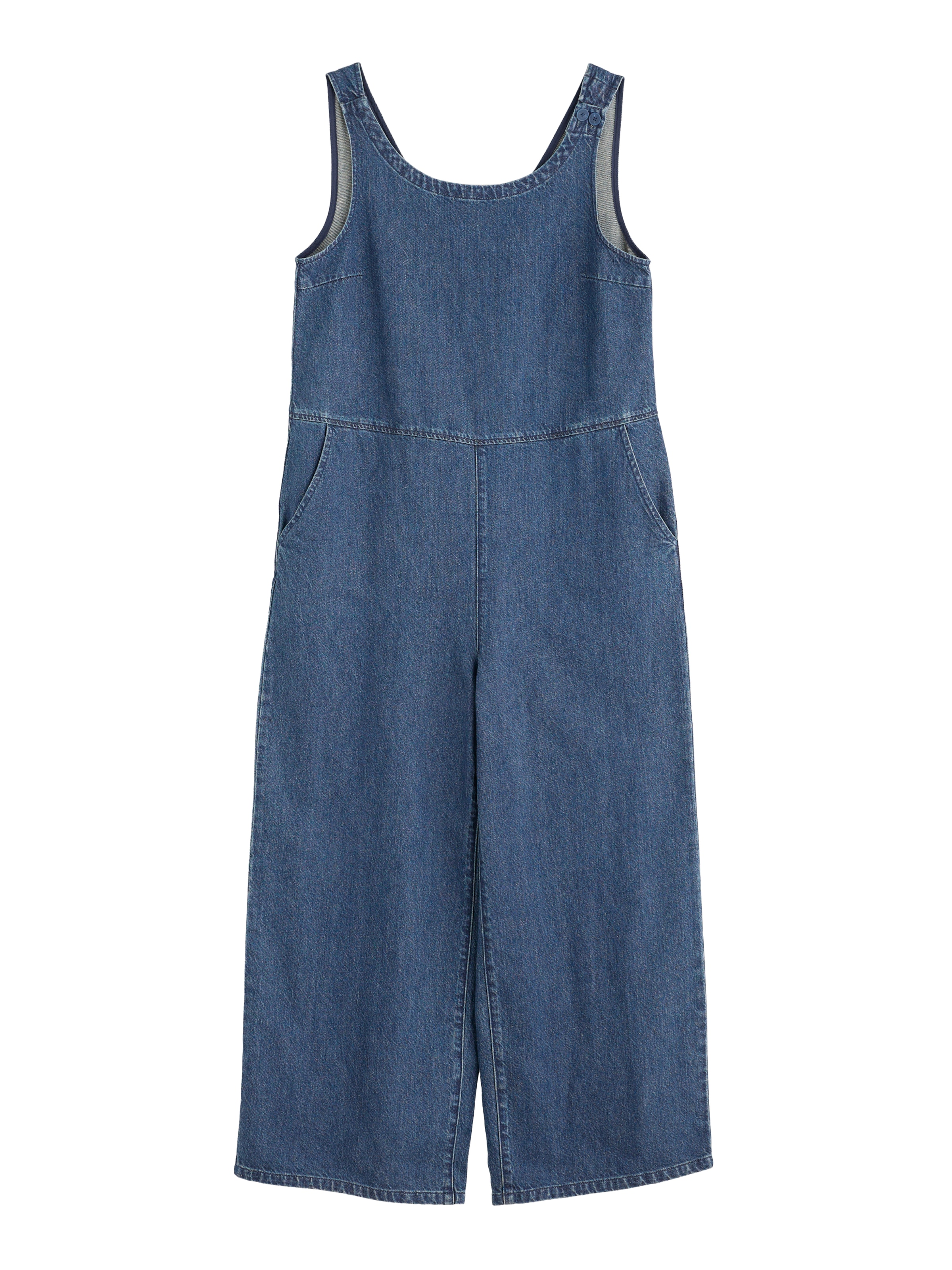 Salopeta 'Salt Air' de la Seasalt Cornwall pe albastru: față