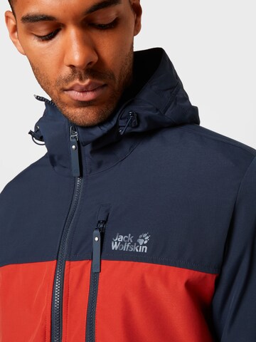 JACK WOLFSKIN Outdoorová bunda 'DESERT' – červená
