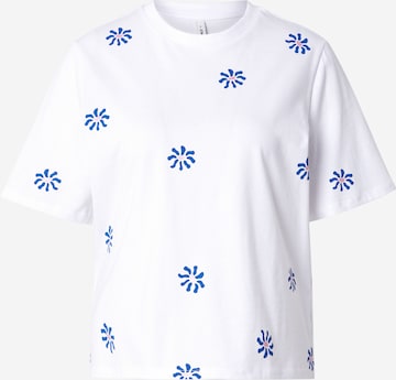 ONLY Μπλουζάκι 'ONLRITA' σε λευκό: μπροστά