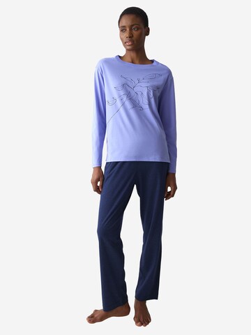Pyjama ' Red Label Sets Good ' TRIUMPH en bleu : devant