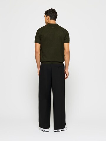 Burocs Shirt 'Fine Knit Polo'‌‌‌‌‌‌‌‌‌ in Grün