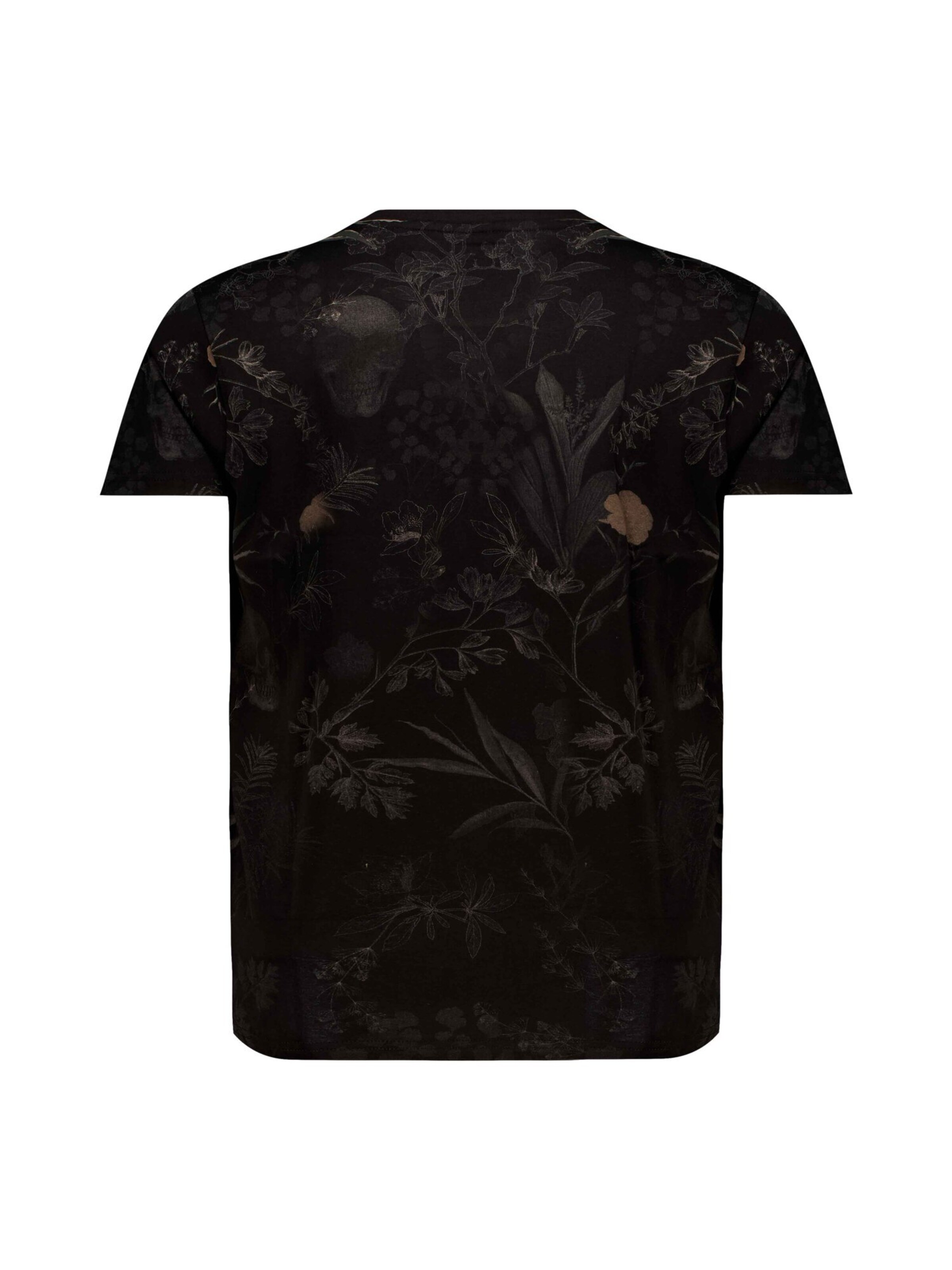 T-Shirt 'Botanical' Deeluxe en noir