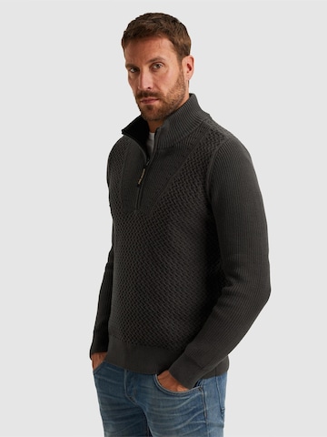 Pullover 'Pullover with half zipper' di PME Legend in grigio