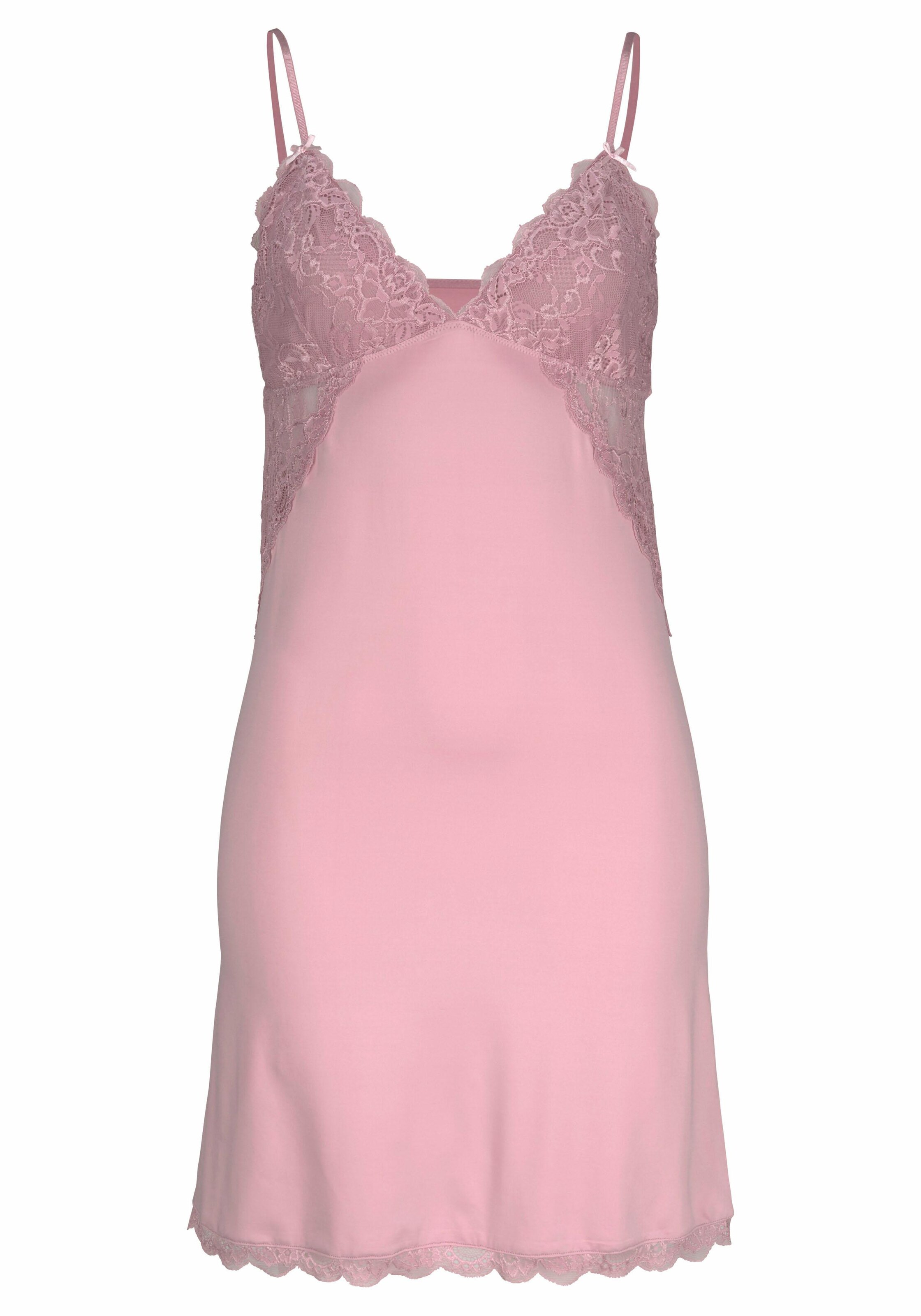 LASCANA Negligee in Pink: front