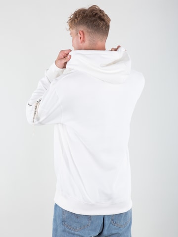 ALPHA INDUSTRIES Sweatshirt in Weiß