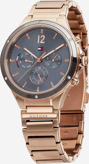 TOMMY HILFIGER Analog klocka 'Eve' i roséguld / antracit, Produktvy
