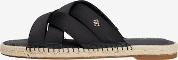 TOMMY HILFIGER Muiltjes in Zwart: voorkant