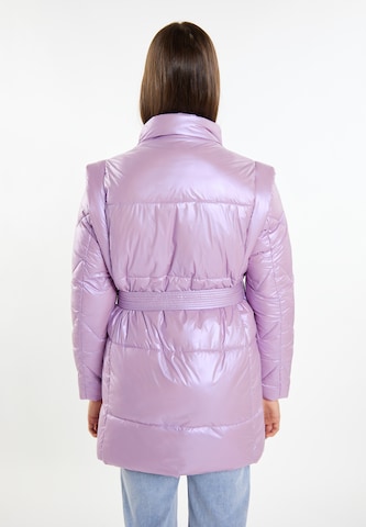 MYMO Prechodný kabát - fialová