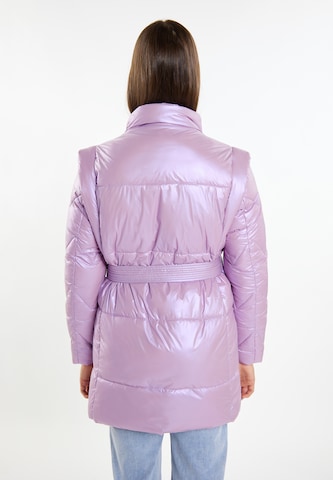 MYMO Between-seasons coat in Purple