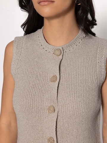 SASSYCLASSY Knitted Vest in Grey