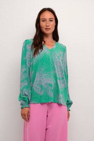 CULTURE Blouse 'Polly' in Green: front