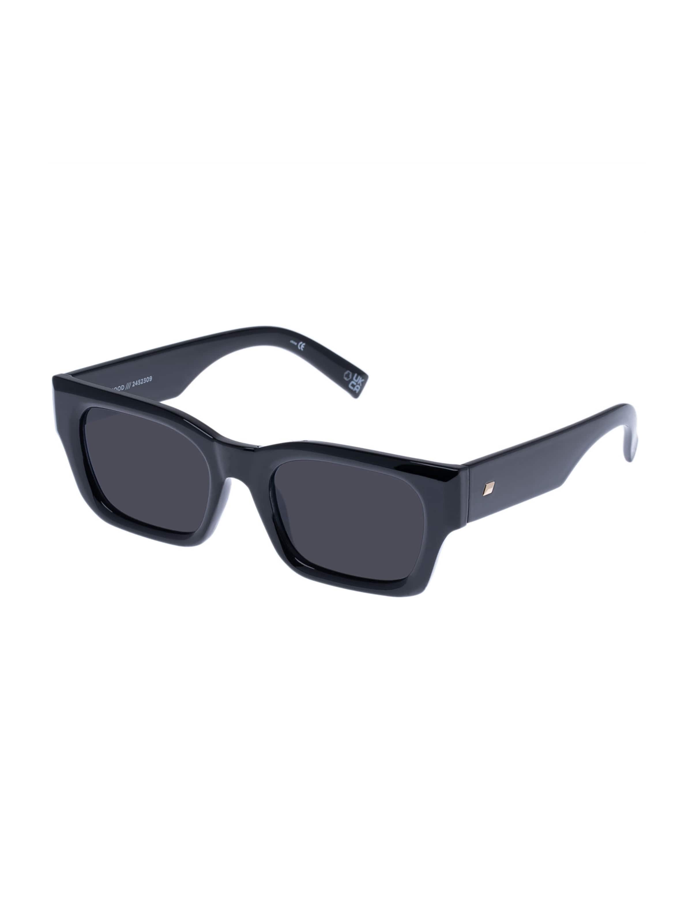 LE SPECS Sunglasses 'Shmood' in Black: front