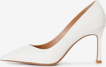 CAFè NOIR Pumps in Beige: voorkant