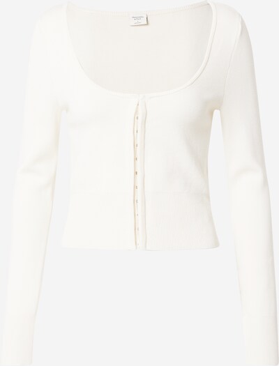 Abercrombie & Fitch Cardigan en blanc, Vue avec produit