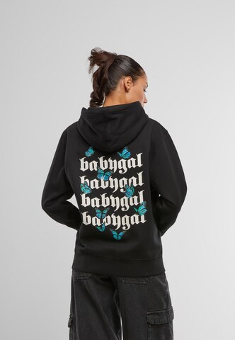 Miss Tee Sweatshirt 'Babygal' in Black: front