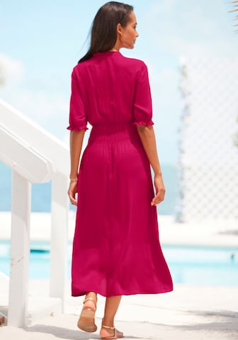 BUFFALO Платье-рубашка в Ярко-розовый