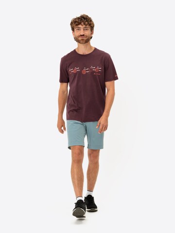 VAUDE Performance Shirt 'M Cyclist T V' in Red
