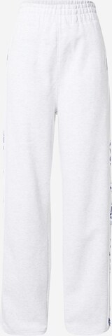 Missguided Loose fit Pants 'PLAYBOY' in Grey: front