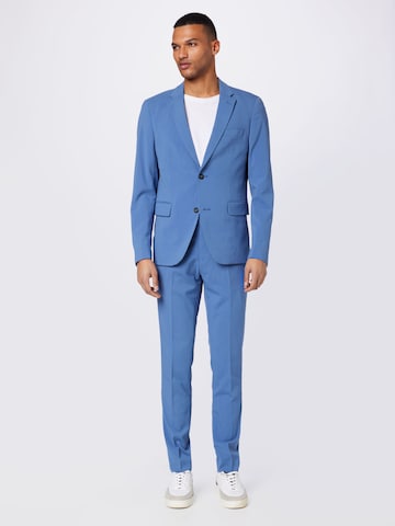 Lindbergh Slimfit Pak in Blauw: voorkant