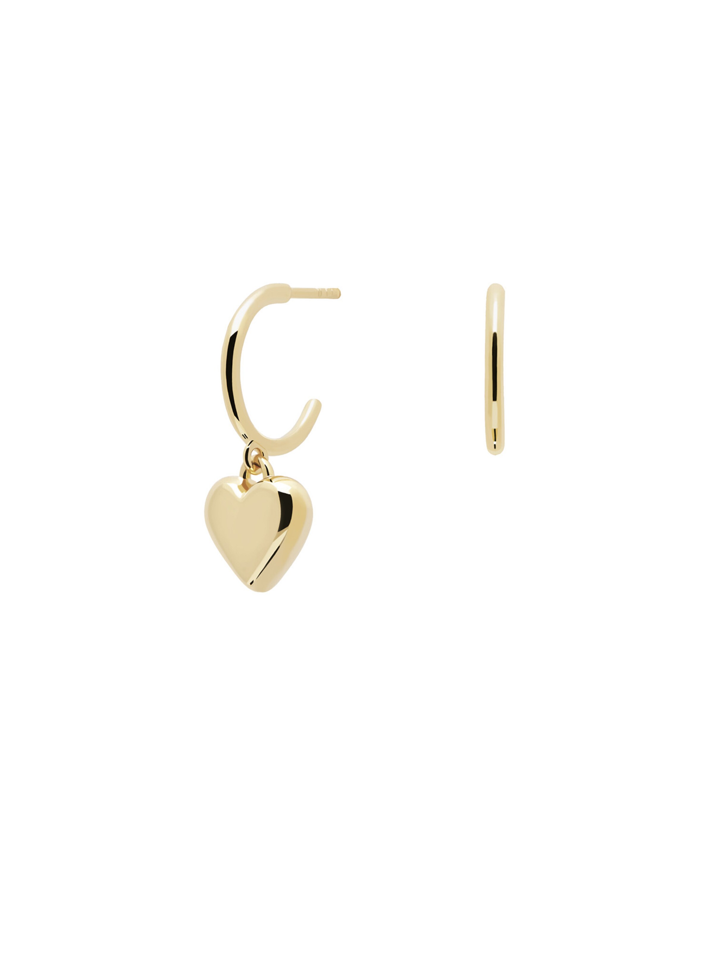 P D PAOLA Ohrringe in Gold: Vorderseite