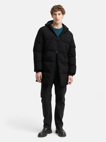 TOM TAILOR DENIM Winter coat in Black